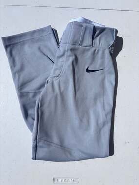Nike Team Engineered Gray Baseball Pants Size Medium